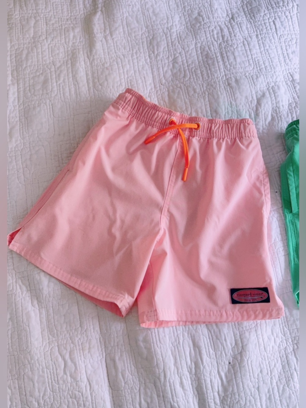 Vineyard Vines Pink Kids Shorts - Picture 4 of 7